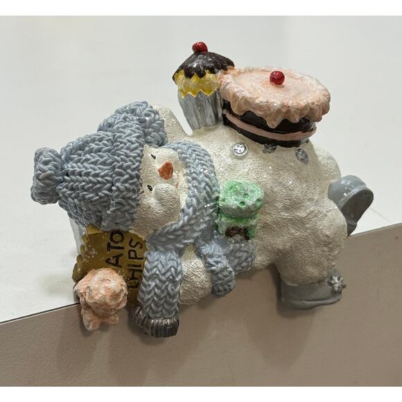 New Snow Buddies Shelf Sitting Snowman. KK554 - Picture 2 of 6